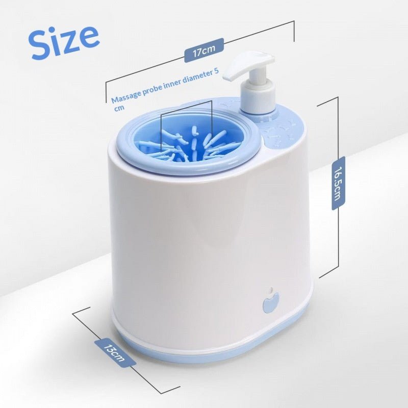 2-in-1 Electric Pet Paw Cleaner & Foot Bath Cup - SqueakyPet