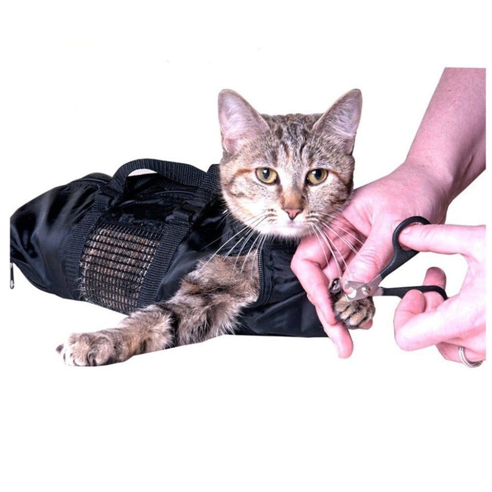 Cat Bath Bag – Anti-Scratch Restraint Bag for Washing, Grooming & Medicine - SqueakyPet