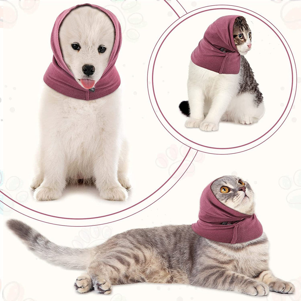 Cozy Pet Calming Ear Muffs - Anti-Noise Soft Warm Earmuff Hood for Dogs & Cats - SqueakyPet