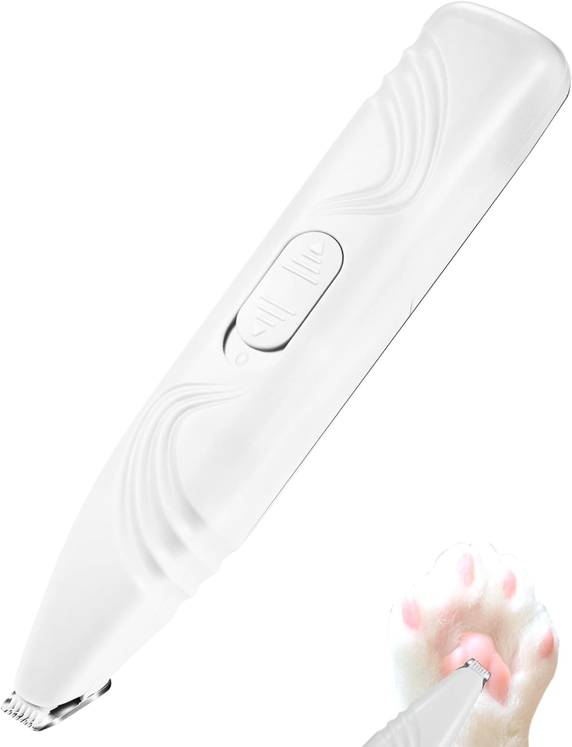 Dog Paw Trimmer For Grooming Cordless Electric Small Pet Grooming Clippers Hair Trimmer For Dogs Cats Low Noise For Trimming Pet's Hair Around Paws, Eyes Ears Face Rump - SqueakyPet