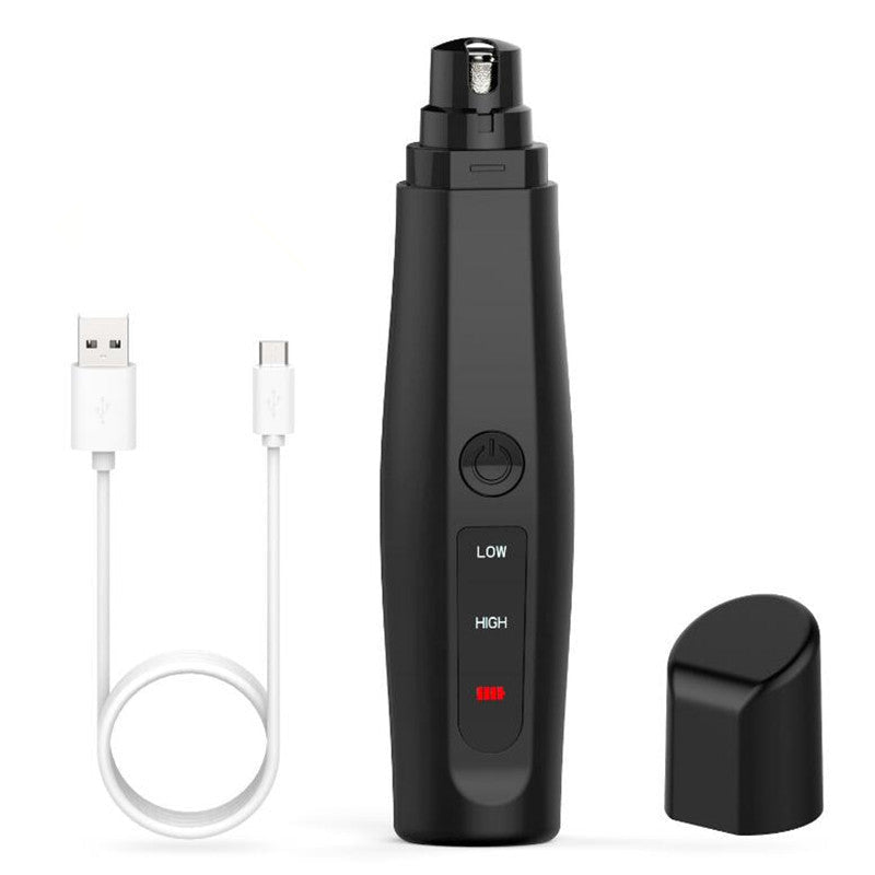 Electric Pet Nail Grinder – Quiet USB Rechargeable Manicure Tool for Dogs & Cats - SqueakyPet