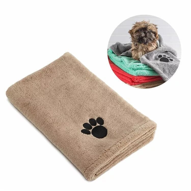 Fashion Personalized Pet Bath Cleaning Towel - SqueakyPet