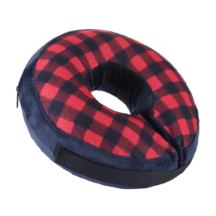 Inflatable Pet Protective Collar – Soft Recovery Cone for Dogs & Cats - SqueakyPet