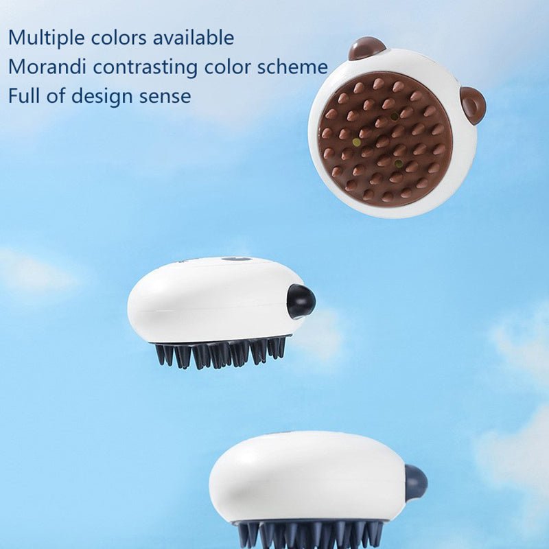 Panda Silicone Pet Massage Bath Brush - SqueakyPet