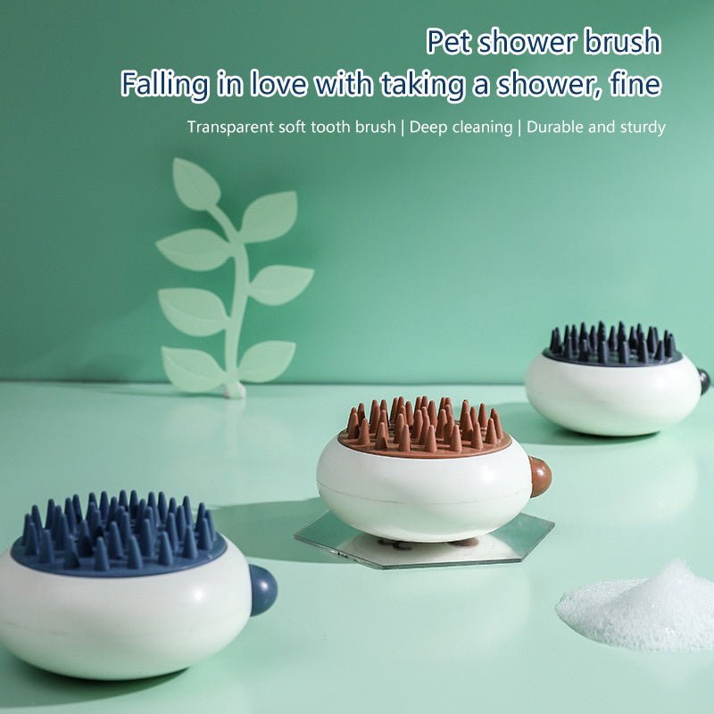 Panda Silicone Pet Massage Bath Brush - SqueakyPet