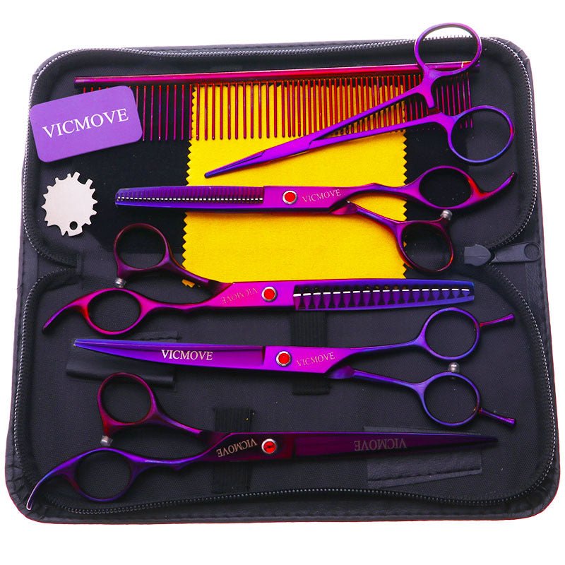 Pet Grooming Scissors – Stainless Steel Sharp Shears - SqueakyPet