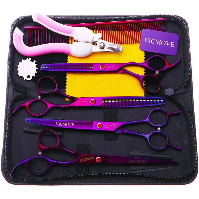 Pet Grooming Scissors – Stainless Steel Sharp Shears - SqueakyPet