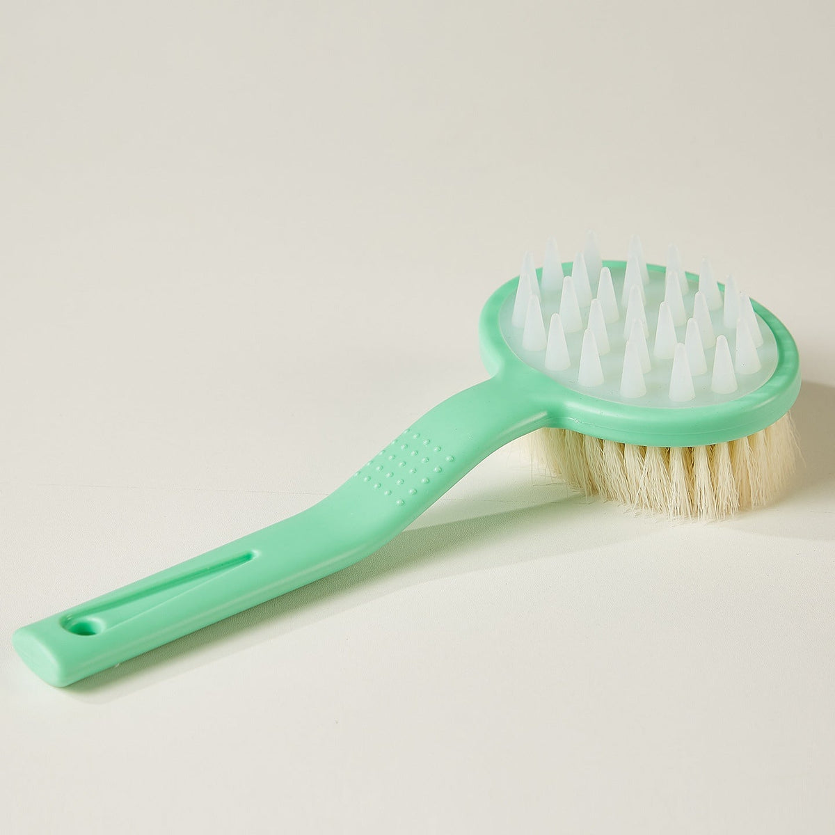 Pet Massage Bath Brush Comb – Yellow Grooming Tool for Dogs & Cats - SqueakyPet