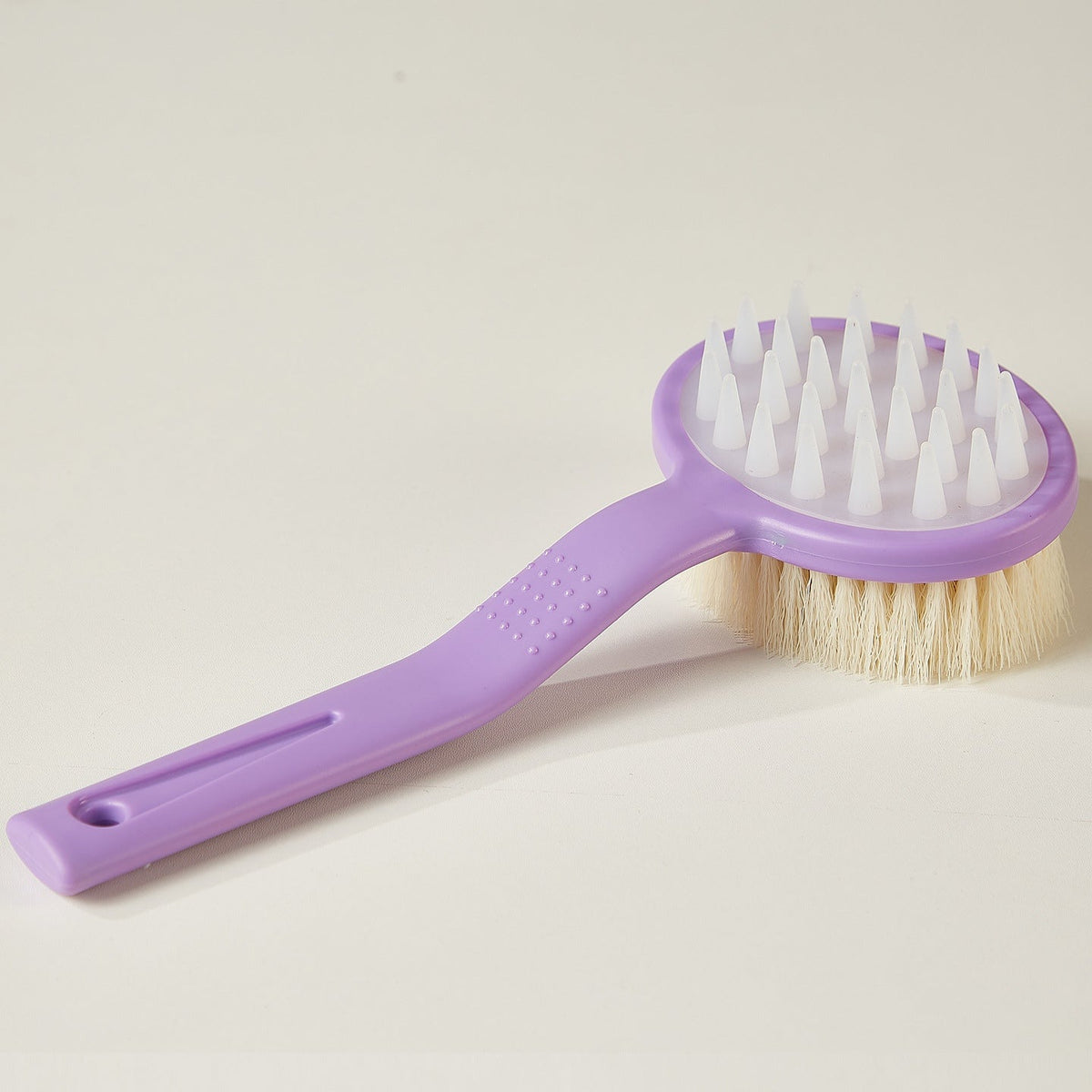 Pet Massage Bath Brush Comb – Yellow Grooming Tool for Dogs & Cats - SqueakyPet