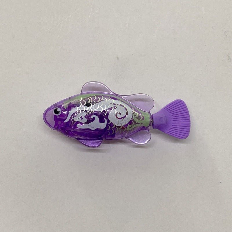Splash & Play Electric Swimming Fish Cat Toy - Interactive Water Bath Toy - SqueakyPet