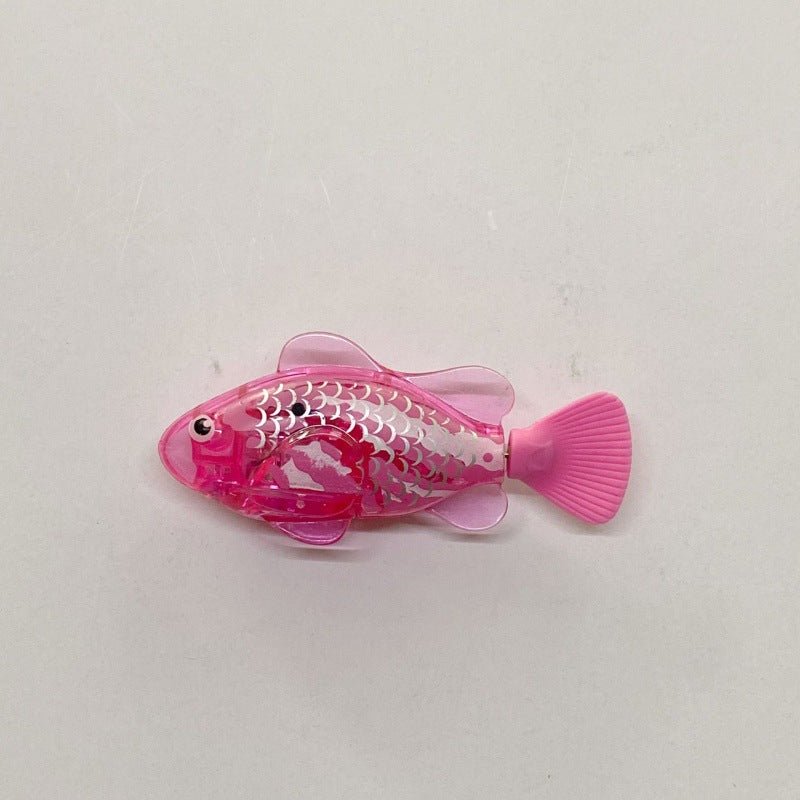 Splash & Play Electric Swimming Fish Cat Toy - Interactive Water Bath Toy - SqueakyPet