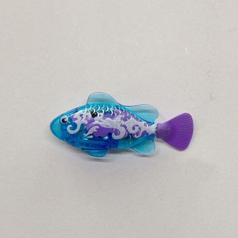 Splash & Play Electric Swimming Fish Cat Toy - Interactive Water Bath Toy - SqueakyPet