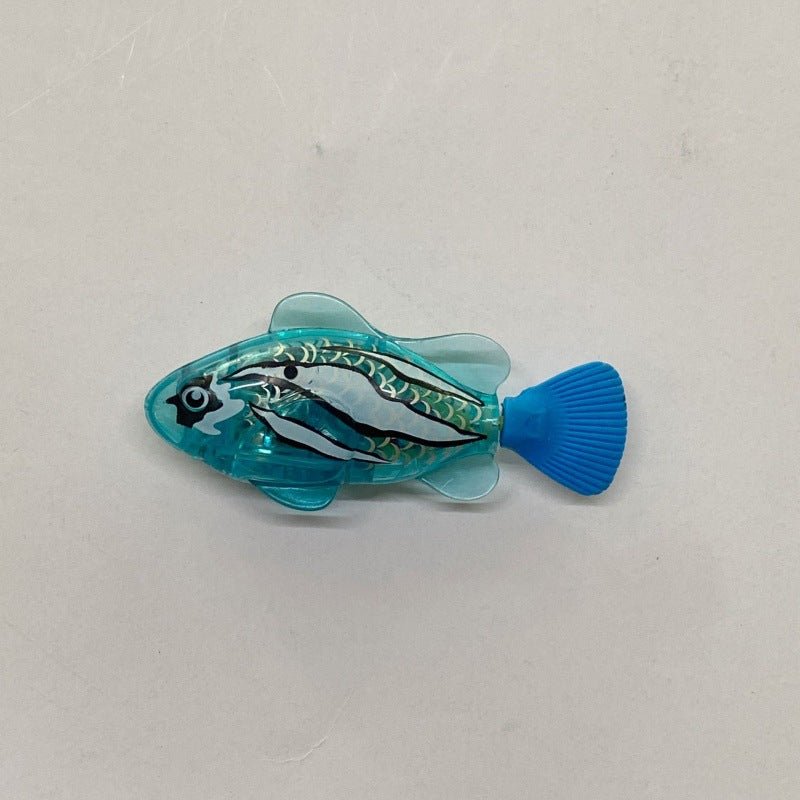 Splash & Play Electric Swimming Fish Cat Toy - Interactive Water Bath Toy - SqueakyPet