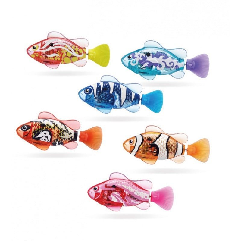 Splash & Play Electric Swimming Fish Cat Toy - Interactive Water Bath Toy - SqueakyPet