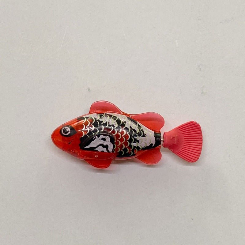 Splash & Play Electric Swimming Fish Cat Toy - Interactive Water Bath Toy - SqueakyPet