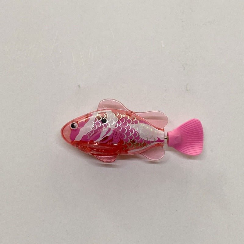 Splash & Play Electric Swimming Fish Cat Toy - Interactive Water Bath Toy - SqueakyPet